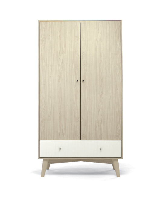 Coxley - Natural White 3 Piece Cotbed Set with Dresser Changer & Wardrobe image number 5